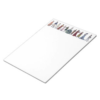 リージェンシーヒストリカルファッションアート – 大きなメモ帳#2 ノートパッド