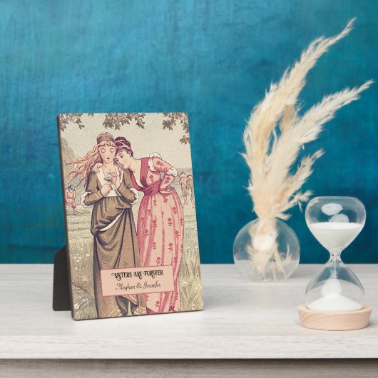 リージェンシービクトリアンシスターズパーソナライズされたベッティ フォトプラーク (側面)