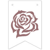 リージェンシーピンクカメオスバラ バンティングフラッグ (第1の旗)