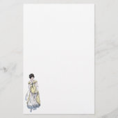 リージェンシーファッションステーショナリ – レディ#1 便箋 (正面)