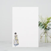 リージェンシーファッションステーショナリ – レディ#1 便箋 (スタンド正面)