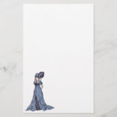 リージェンシーファッションステーショナリ – レディ#3 便箋 (正面)