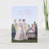 リージェンシーファッションハッピーバースデーグリーティングカード カード (正面)