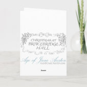 リージェンシーファッションプレートクリスマスホリデーカード シーズンカード (裏面)