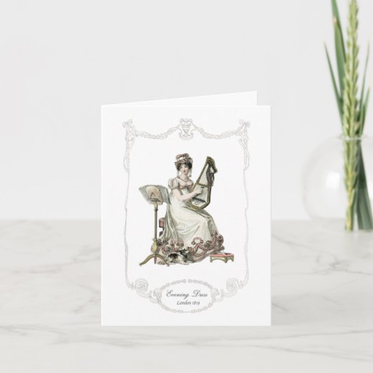 リージェンシーファッションプレート1819ノテカーズドッグミュージック カード (正面)