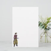 リージェンシーファッション文房具 – 紳士#6 便箋 (スタンド正面)