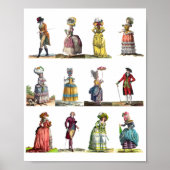 リージェンシーフランスのファッションデザインマリーアントワネットポス ポスター (正面)