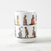 リージェンシーフランスのファッションデザインマリーアントワネット コーヒーマグカップ (中央)