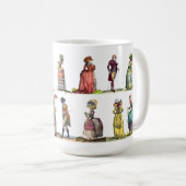 リージェンシーフランスのファッションデザインマリーアントワネット コーヒーマグカップ (正面右)
