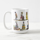 リージェンシーフランスのファッションデザインマリーアントワネット コーヒーマグカップ (左)