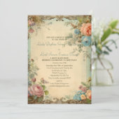 リージェンシーフローラジャーナルページオースティン引用文 招待状 (スタンド正面)