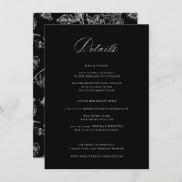 リージェンシーブラック結婚ズ詳細 エンクロージャーカード