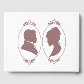 リージェンシーブリジェルトンピンクフラワーズカメオス ゲストブック (裏面)