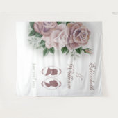 リージェンシーブリジェルトンピンクローゼスカメオス タペストリー (正面(横))