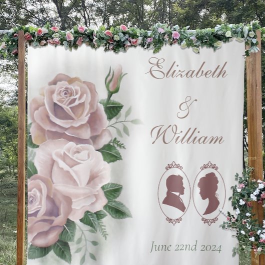 リージェンシーブリジェルトンピンクローゼスカメオス タペストリー