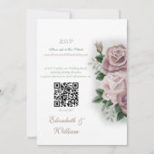 リージェンシーブリジェルトンピンクローゼスカメオス 招待状 (裏面)