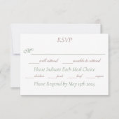 リージェンシーブリジェルトンピンクローゼズカメオ 出欠カード (正面)