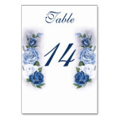 リージェンシーブリッジルトンブルーバラカメオ テーブルナンバー (裏面)