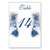 リージェンシーブリッジルトンブルーバラカメオ テーブルナンバー (正面)