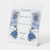 リージェンシーブリッジルトンブルーバラカメオ 台座サイン (正面)