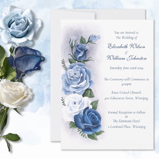 リージェンシーブリッジルトンブルーバラカメオ 招待状