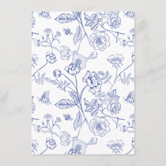 リージェンシーブルー結婚ズ詳細 エンクロージャーカード (裏面)