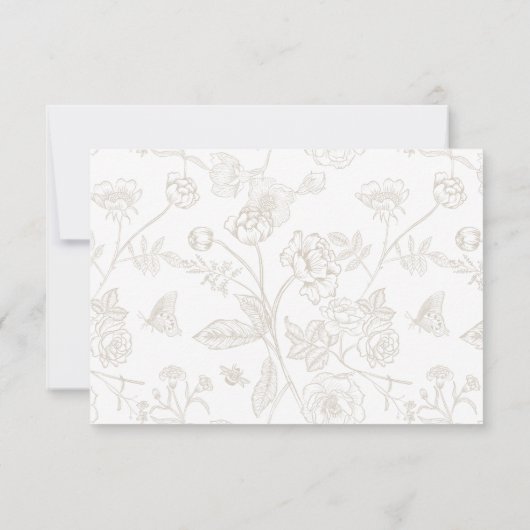 リージェンシーベージュアレルギーダイエットの制結婚限 出欠カード (裏面)