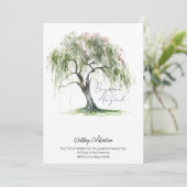 リージェンシーミニマルエラソフトウィローツリー 招待状 (スタンド正面)