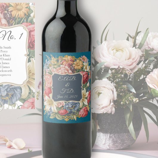 リージェンシーモノグラムのスタイルレゲシーコア時代 ワインラベル