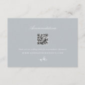 リージェンシーモノグラム結婚式招待状エンクロージャカード エンクロージャーカード (正面)