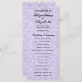 リージェンシーロマンス結婚式 プログラム (正面/裏面)