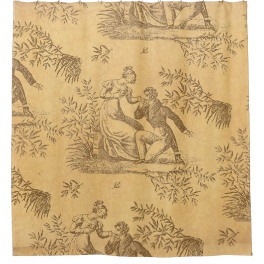 リージェンシーロマンス シャワーカーテン (正面)