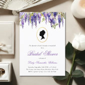 リージェンシーヴィンテージフローラフステリアブライダルシャワー 招待状