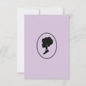 リージェンシー時代の花 ブリジャートン ブライダルシャワー 招待状 (裏面)