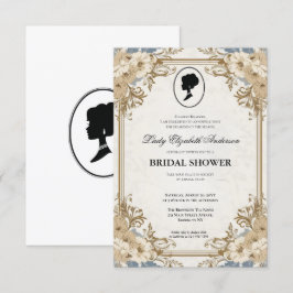 リージェンシー時代の花 ブリッジトン ブライダルシャワー 招待状