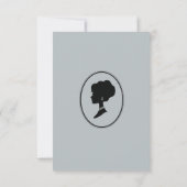 リージェンシー時代の花 ブリッジトン ブライダルシャワー 招待状 (裏面)