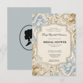 リージェンシー時代の花 ブリッジトン ブライダルシャワー 招待状