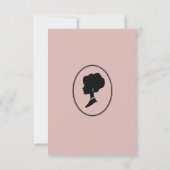 リージェンシー時代の花 ブリッジトン ブライダルシャワー 招待状 (裏面)