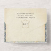 リージェンシー結婚エラズオールインワン招待状 オールインワン招待状 (裏面)