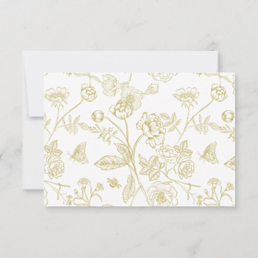 リージェンシー金ゴールドダイエット制結婚限 出欠カード (裏面)