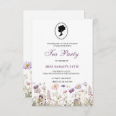 リージェンシー ガーデン パーティー 誕生日 招待状 (正面/裏面)