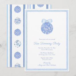 リージェンシー シノワズリー オーナメント ツリー トリミング パーティー 招待状