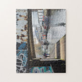 リージェントカナルブリッジロンドン統一されたキングダムUK ジグソーパズル (縦)