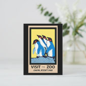 リージェント公園,ロンドン動物園を訪れる ポストカード (スタンド正面)