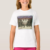 リージェント通りロンドン – イングランドの象徴的な通り Tシャツ (正面)