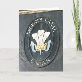 リージェント運河 – Camden Lock – グリーティングカード