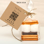 リースお客様のビジネスに感謝QRコードを挿入 フェイバータグ