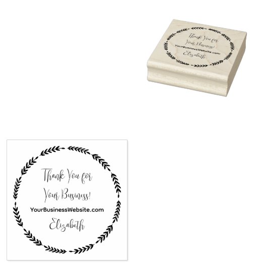 リースお客様のWebサイト名 ラバースタンプ (押印)