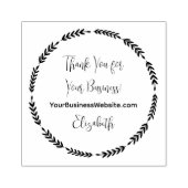 リースお客様のWebサイト名 ラバースタンプ (インプリント)