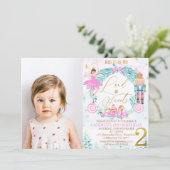 リースくるみ割りランド・オブ・スイーツバイザーバースデー 招待状 (スタンド正面)